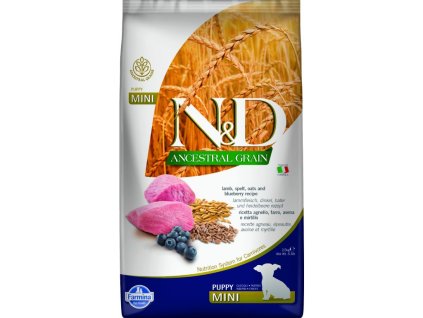N&D LG DOG Puppy Mini Lamb & Blueberry 2,5kg