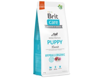 123677 brit care dog hypoallergenic puppy lamb 12kg