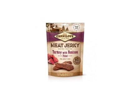 CARNILOVE Jerky Snack Turkey with Venison Fillet 100g