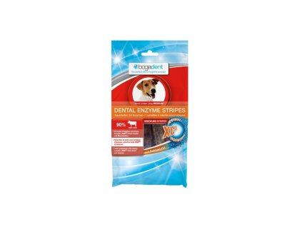 15257 1 bogar bogadent dental enzyme stripes medium pes 100 g pasky jako pamlsek a zaroven zubni pece