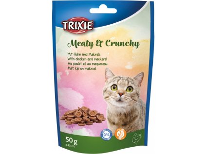 meat crunchy przysmak dla kota kurczak i makrela 50 g