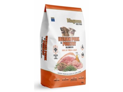 Magnum 3kg Iberian Pork & Poultry All Breed dog