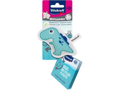 Vitakraft HRAČKA DINO VELKOOKÝ-SAURUS CATNIP