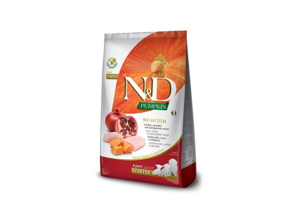 128604 nd pumpkin dog puppy starter chickenpomegranate 800g