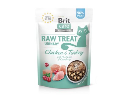 Brit Raw Treat Cat Urinary, Chicken&Turkey 40g