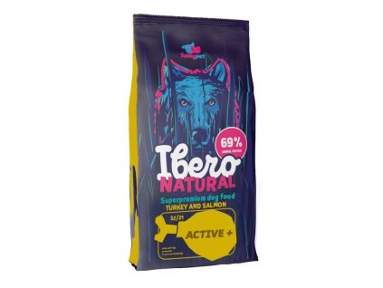 Ibero Natural dog ACTIVE plus Krůta a Losos