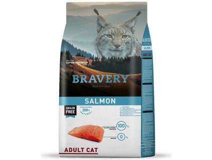 130672 1 bravery cat adult salmon 600g