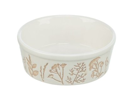 Keramická miska 0,7 l/ø 16 cm, bílá/šedobéžová (Objem 1,2l)