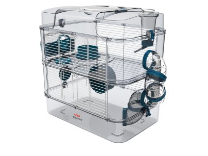 131260 2 klec krecek rody 3 duo modra 41x27x40 5cm zolux