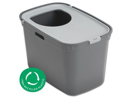 Toaleta Top Cat - 59x39x38,3cm (Barva Olivová)