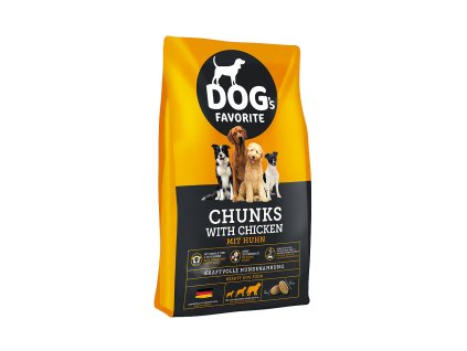 132157 dogs favorit chunks with chicken 15 kg