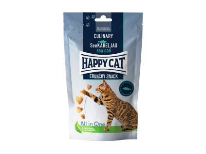 132244 happy cat culinary crunchy snack lake cod 70 g