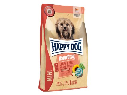 Happy Dog NaturCroq Mini Lachs & Reis (Hmotnost 0,8 kg)