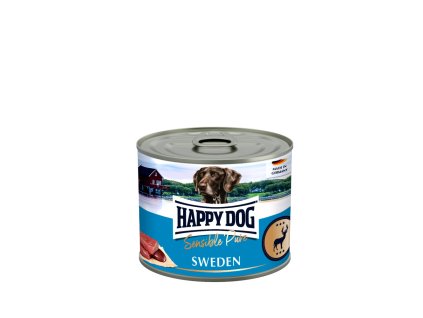 Happy Dog Wild Pur Sweden - zvěřinová (Hmotnost 800 g)