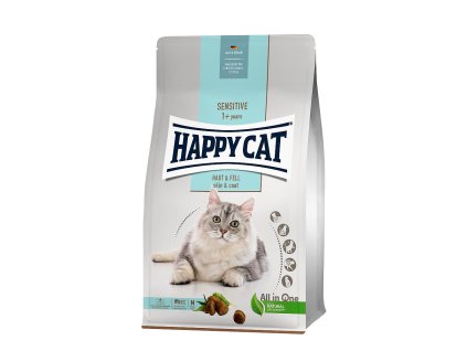 Happy Cat Sensitive Haut & Fell / Kůže & srst (Hmotnost 4 kg)