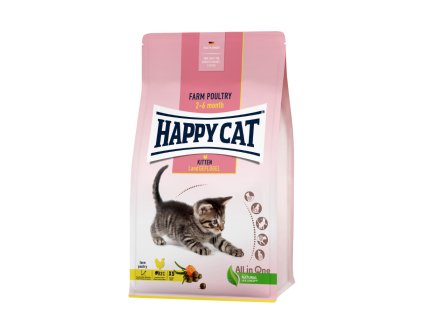 Happy cat Kitten Land Geflügel / Drůbež (Hmotnost 4 kg)