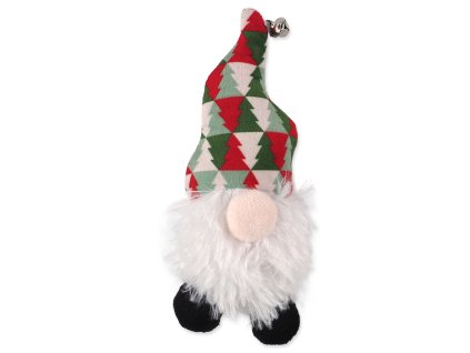 134347 hracka magic cat winter tale trpaslik se santou cepice zeleno cervena 15cm