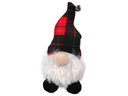 134350 hracka magic cat winter tale trpaslik se santou cepice cerveno cerna 15cm