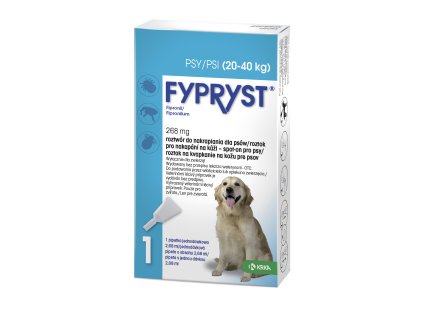 99126 fypryst spot on dog l sol 1x2 68ml 20 40kg