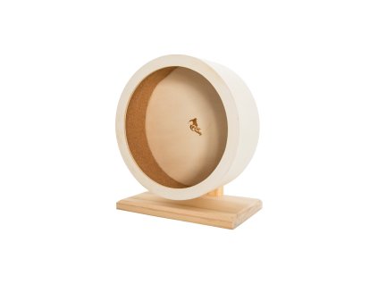 PetBuddy kolotoč, běhací kolo pro křečky, borové dřevo/korek (Délka 21cm)