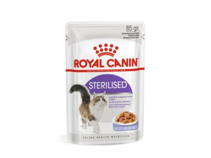 ROYAL CANIN Kapsičky pro kočky Sterilised Jelly (Hmotnost 12x 85g)