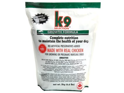 K-9 SELECTION GROWTH FORMULA 3 kg