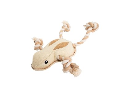 136063 zaba na lane 33 cm robustni jutova hracka pro psy hiphop dog prirodni