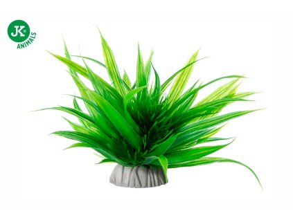 18386 plastova akvarijni rostlinka trava zelena 11cm 01