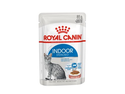 Royal Canin Indoor Sterilised v omáčce (Hmotnost 12x 85g)