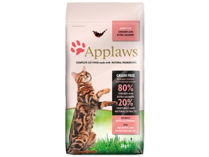89928 applaws dry cat chicken salmon 2 kg