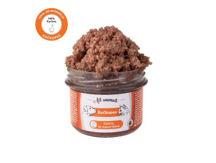 137611 all animals kockopes sklo kachna ve vlastni stave 200g