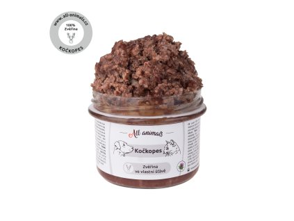 137614 all animals kockopes sklo zverina ve vlastni stave 200g