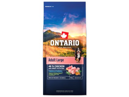 136732 nove krmivo ontario adult large chicken sweet potatoes 12kg