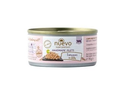 Nuevo kočka Handmade Pure tuňák v želé konz. 70g