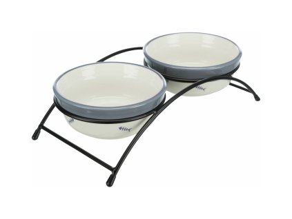 39206 1 set keramickych misek se stojankem 2 x 0 3 l 12 cm