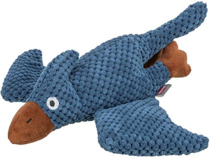138406 be eco pterosaurus hracka pro psy se zvukem 30 cm polyester modra hneda