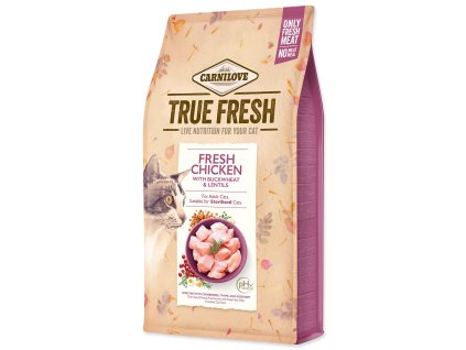 135835 krmivo carnilove cat true fresh chicken 1 8 kg