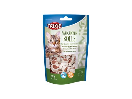 Premio ROLLS Light - rolky kuře - treska 50g TRIXIE