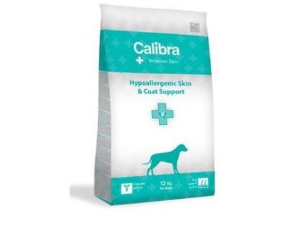 138166 calibra vd dog hypoallergenic skin coat support 12 kg