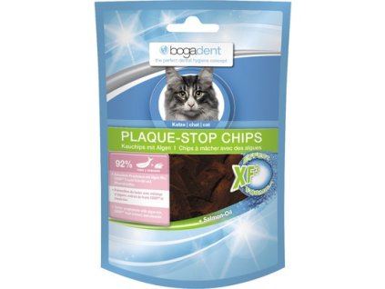 BOGAR bogadent PLAQUE-STOP CHIPS, kočka, 50 g zubní péče pro kočky 