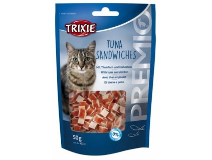 PREMIO Tuna Sandwiches 50 g - s tuňákem a kuřecím masem