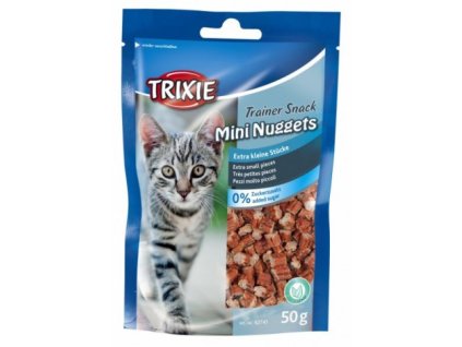 Trainer Snack MINI NUGGETS s tuňákem,kuřecím a catnipem 50g