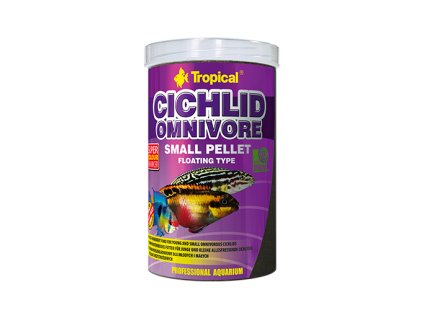  Cichlid Omnivore Small Pellet 1000ml (Objem 1000ml)