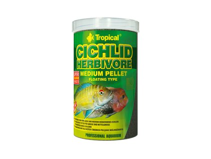  Cichlid Herbivore Medium Pellet 1000ml (Objem 1000ml)