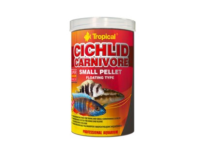  Cichlid Carnivore Small Pellet 1000ml (Objem 1000ml)