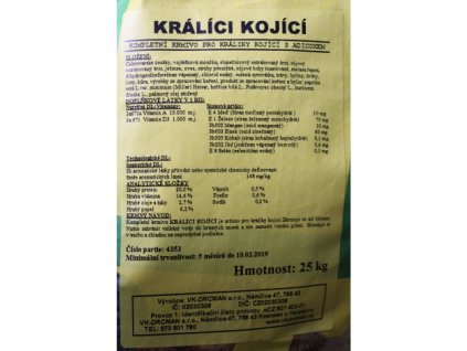 Králíci kojící 25kg