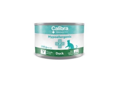 138037 calibra vd cat konz hypoallergenic duck 200g