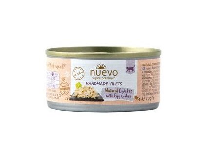 Nuevo kočka Handmade kuře s vejcem konz. 70g
