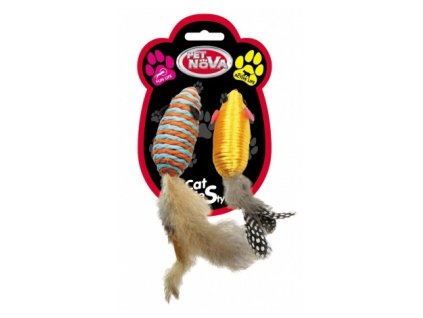 Sisalové myšky (2ks v bal.) SET FEATHER7