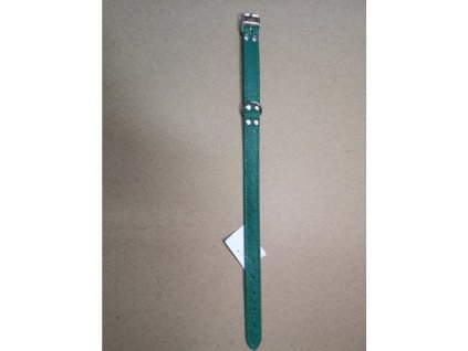 Kožený obojek DOLEŽEL 50cm zelená